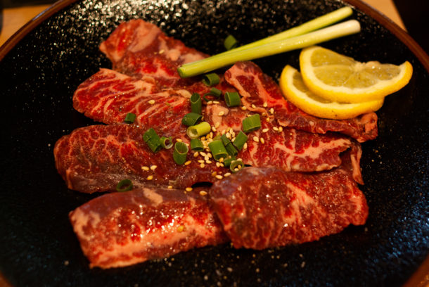 アリラン飯店のハラミ定食