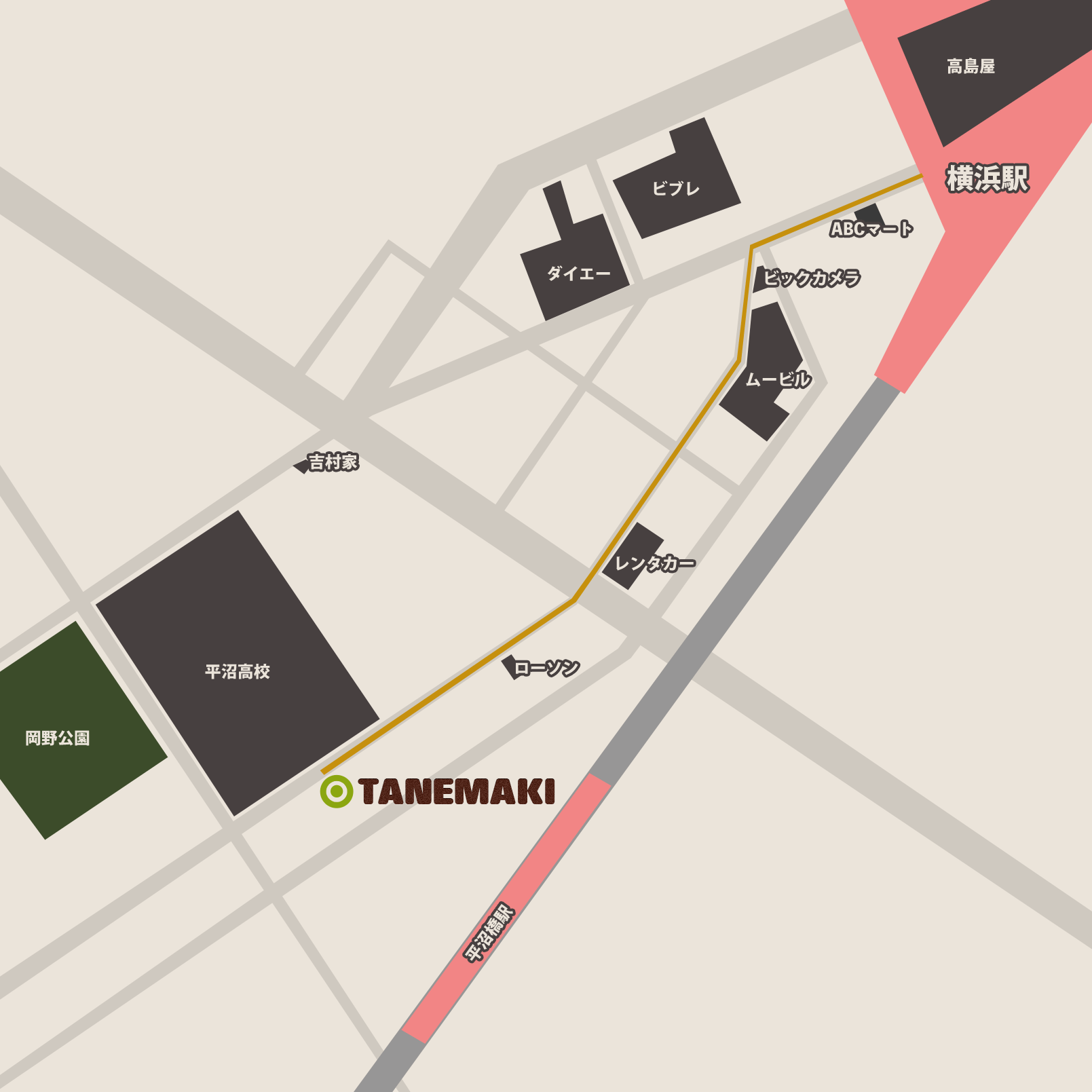 accessmap タネマキ アクセスマップ